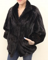 LADY'S BLACKGLAMA MINK JACKETL