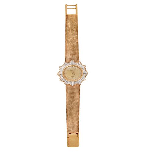 LADY'S BULOVA 14K DIAMOND