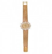 LADY'S BULOVA 14K DIAMOND WATC