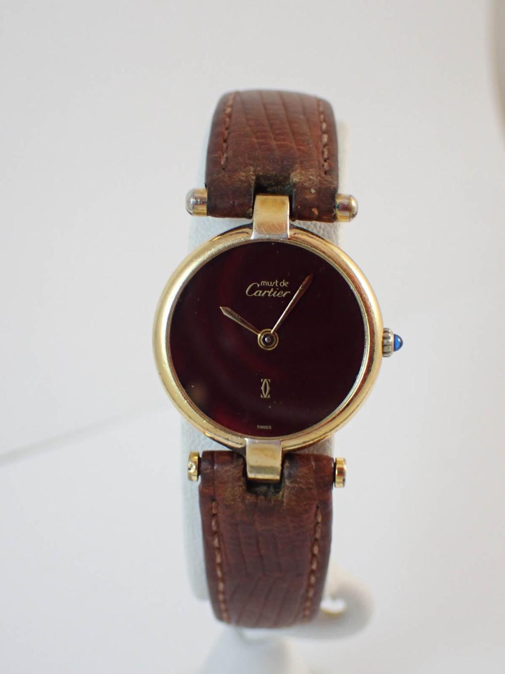 LADY'S CARTIER WRIST WATCH, MUST DE