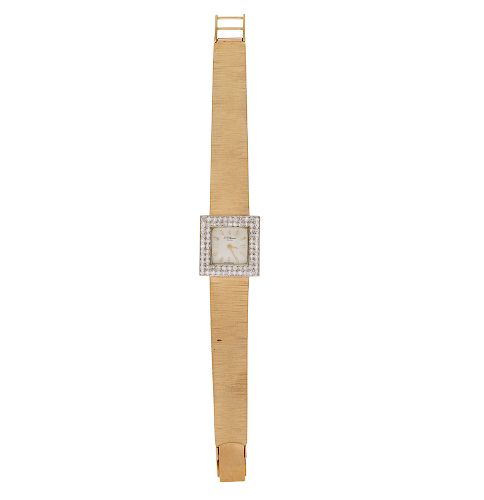 LADY'S CHOPARD 18K GOLD AND DIAMOND