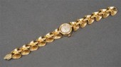 LADY'S CROTON 14-KARAT YELLOW-