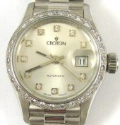 LADY'S CROTON AUTOMATIC DIAMON