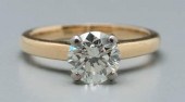 Lady's diamond solitaire ring,