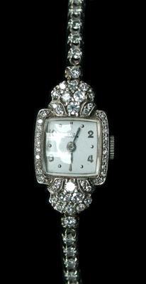 Lady's diamond wristwatch, "Lady
