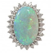 LADY'S DRAMATIC OPAL, DIAMOND