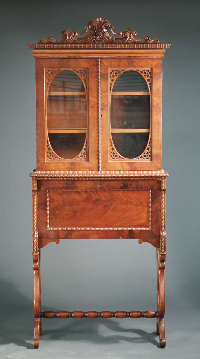 LADY'S DROP-FRONT MAHOGANY