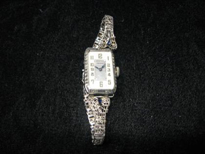 Lady's Elgin wristwatch    14 karat