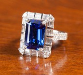 LADY'S FORMAL TANZANITE, DIAMO