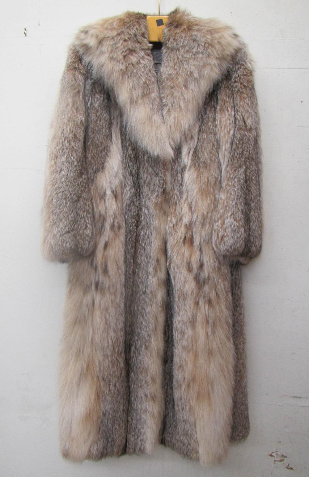 LADY'S FULL LENGTH LYNX FUR COAT