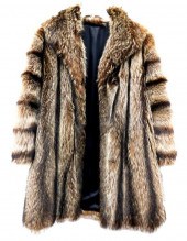 LADY'S FUR COAT, PROBABLY RACC