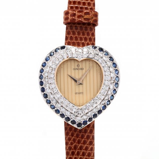LADY'S GEM-SET WATCH, CONCORD 