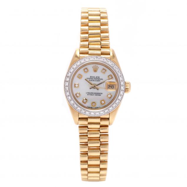 LADY'S GOLD AND DIAMOND OYSTER