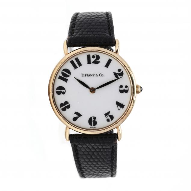 LADY'S GOLD WATCH, TIFFANY & CO. 
