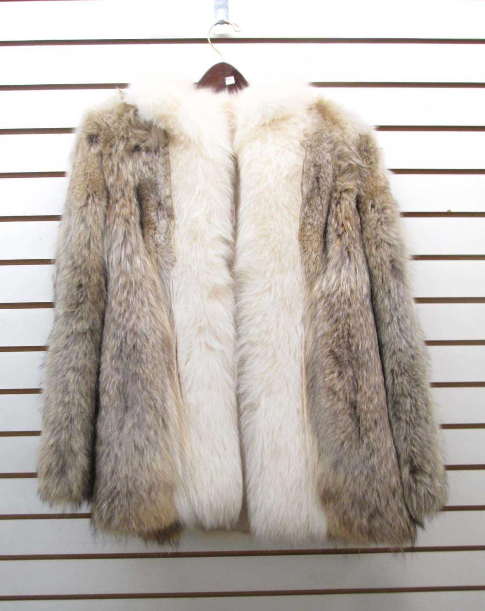 LADY'S LYNX AND FOX TRIM FUR