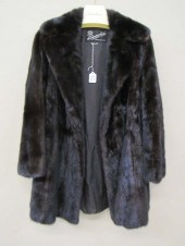 LADY'S MINK COAT, BROWN FUR, W