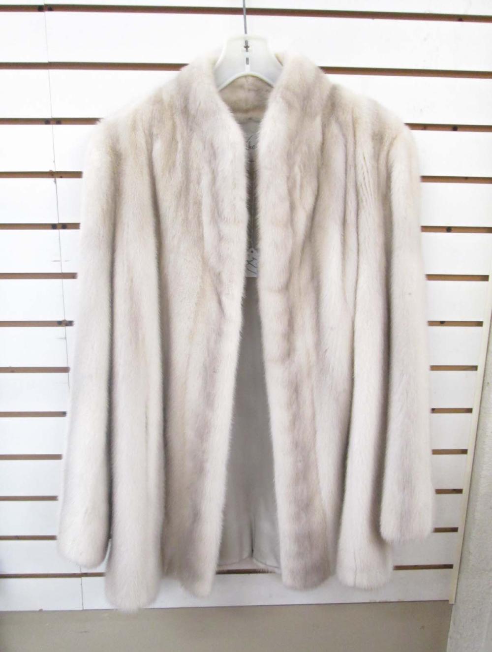 LADY'S MINK FUR COAT, HAVING