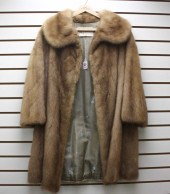 LADY'S MINK FUR COAT, PALOMINO