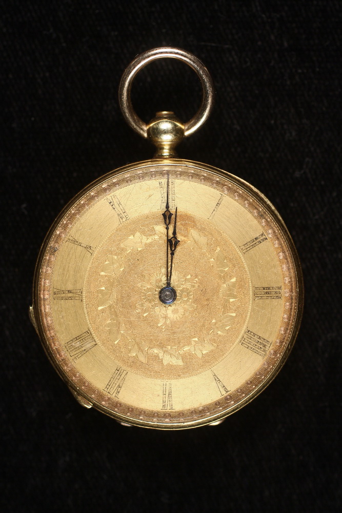 LADY'S PENDANT WATCH - One 18K Gold