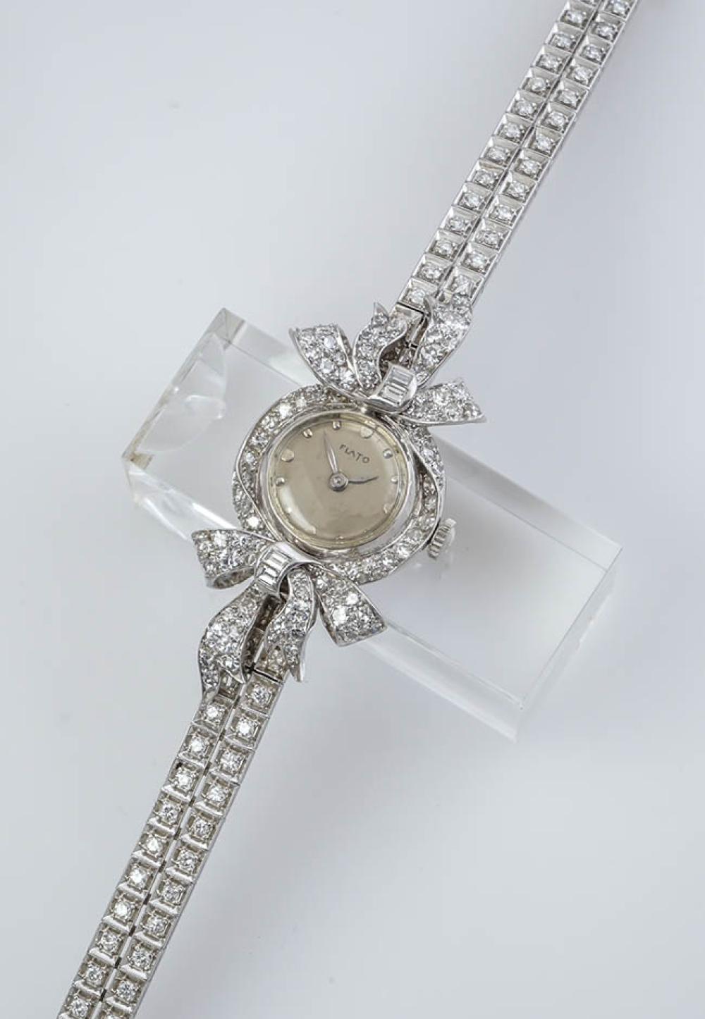 LADY'S PLATINUM, 14-KARAT