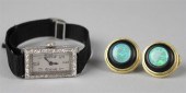 LADY'S PLATINUM AND DIAMOND EV