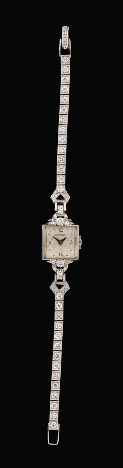 Lady's platinum and diamond