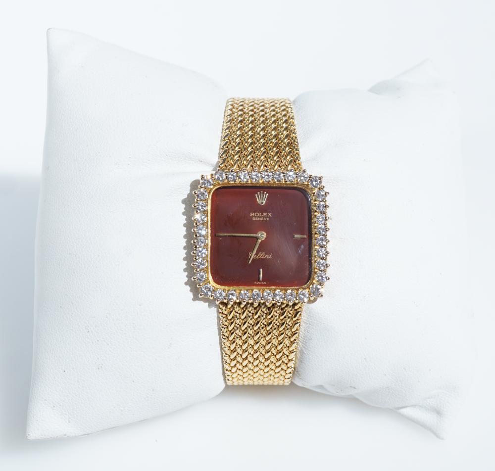 LADY'S ROLEX CELLINI 18-KARAT