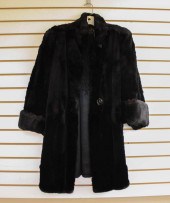 LADY'S SHEARED BEAVER FUR COAT