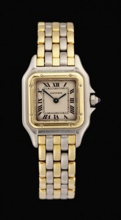 Lady's stainless steel and 18