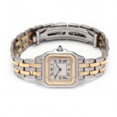 LADY'S STAINLESS STEEL AND GOL
