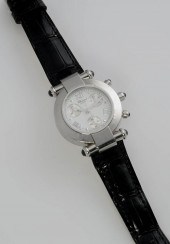 LADY'S STAINLESS STEEL CHRONOG