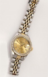 LADY'S STAINLESS STEEL, YELLOW