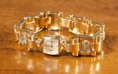 LADY'S SWISS OMEGA AQUAMARINE