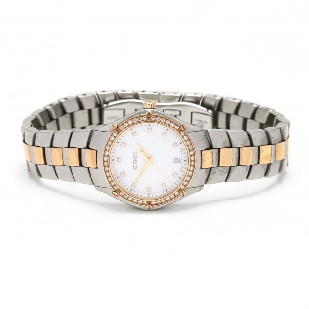 LADY'S TWO-TONE AND DIAMOND CLASSIS
