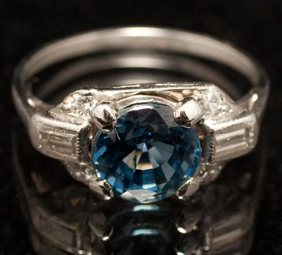 Lady's unmarked white gold,