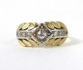 LADY'S VINTAGE DIAMOND AND FOU