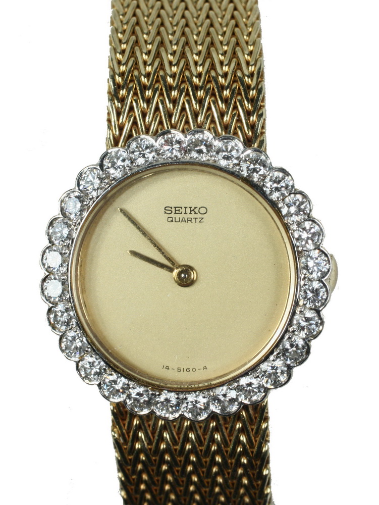 LADY'S WATCH - Seiko 14K yellow