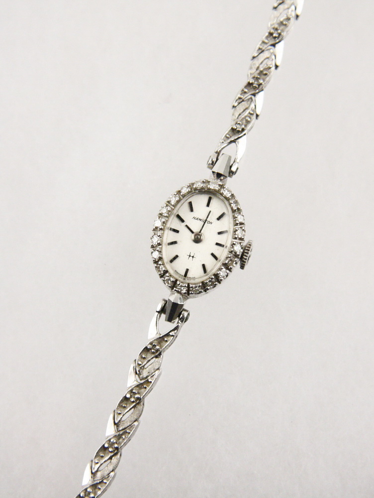 LADY'S WRISTWATCH - One 14K white