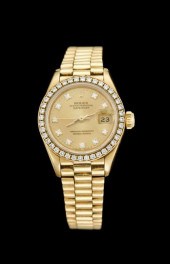 Lady's18 carat yellow gold and