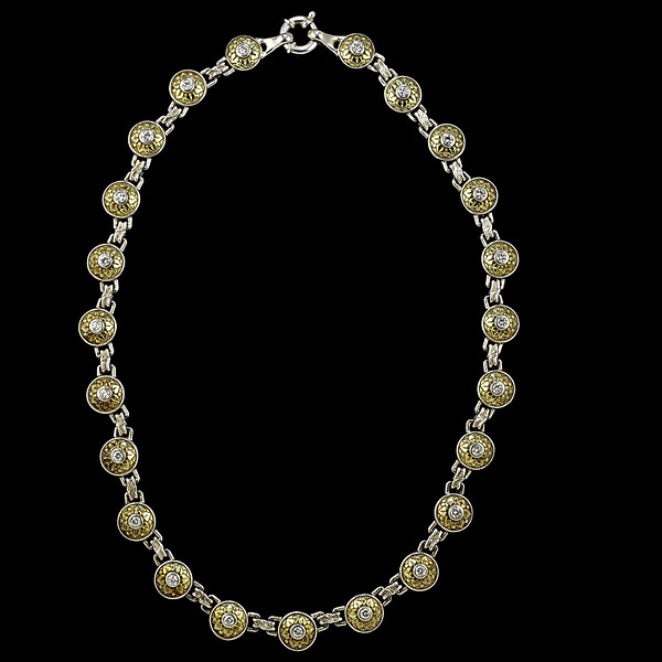 Lagos 18k Diamond Arcadian Necklace