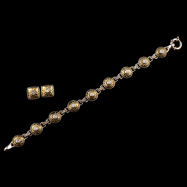 Lagos 18k Diamond Bracelet and