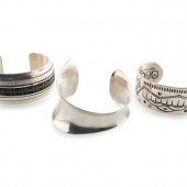 Laguna and Navajo Silver Cuff