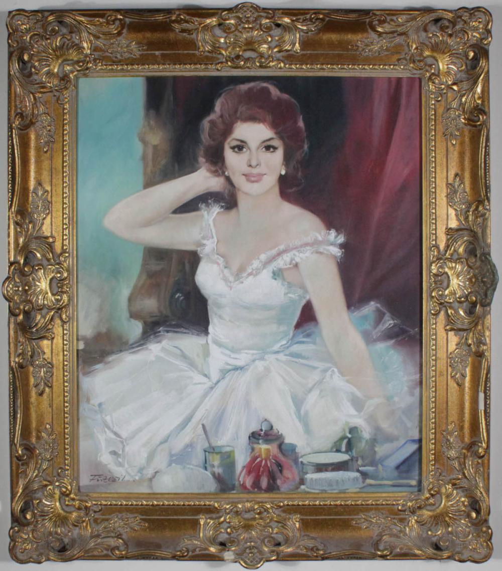 LAJOS FUZESI OIL ON CANVASLAJOS