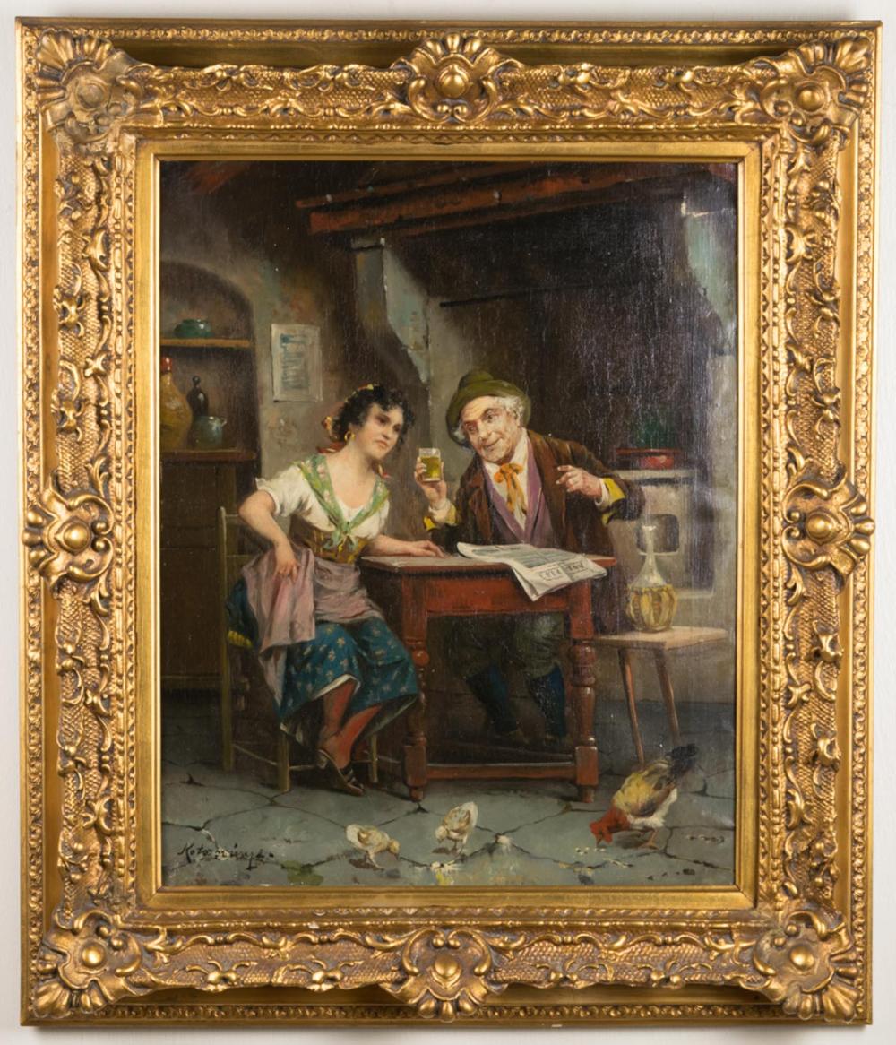 LAJOS KOLOSVARY OIL ON