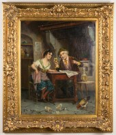 LAJOS KOLOSVARY OIL ON CANVASL