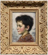 Lajos Rezes Molnar painting (H