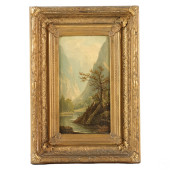 LAKE THUN ANTIQUE SWISS ALPINE