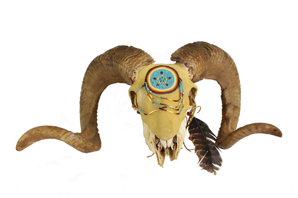 LAKOTA DECORATED BIGHORN SHEEP