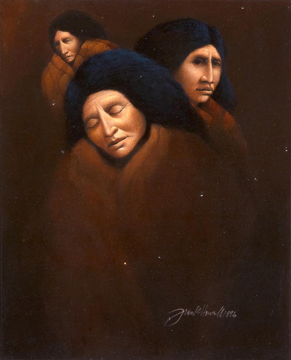 LAKOTA SIOUX, FRANK HOWELL, NIGHT