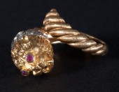 Lalalounis 18K yellow gold dia